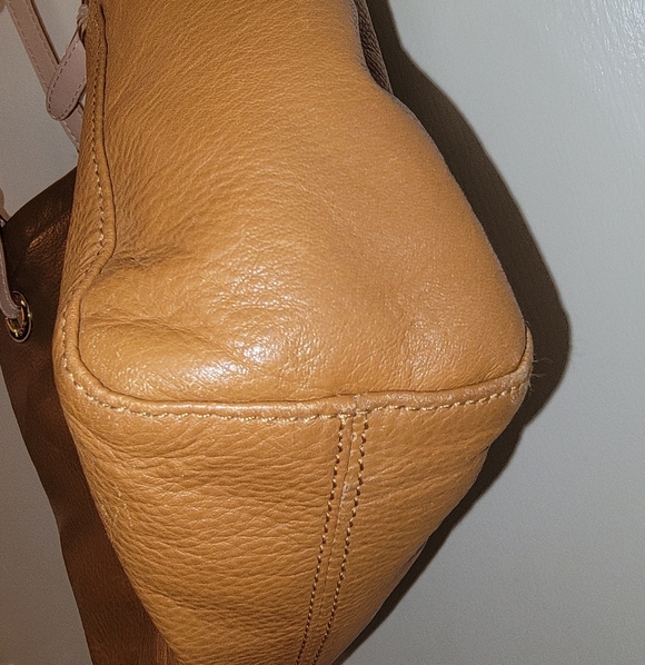 Michael Kors Brown Leather Tote Bag - Picture 11 of 16